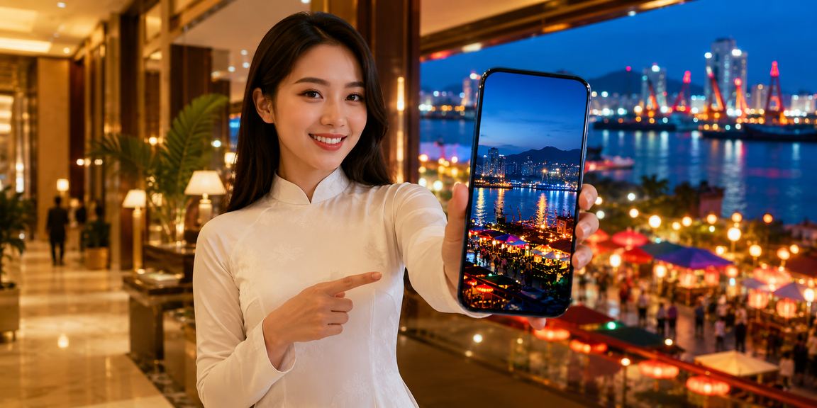 Khách hàng cá cược thể thao tại Hải Phòng với trang phục áo dài truyền thống
